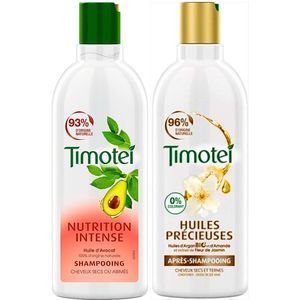 Timotei Nutrition Intense Repair Shampoo & Precious Oils Apres Shampooing Conditioner - Voel je Haar Herleven - Reken Af met Droog en Beschadigd Haar - 2 x 300 ml