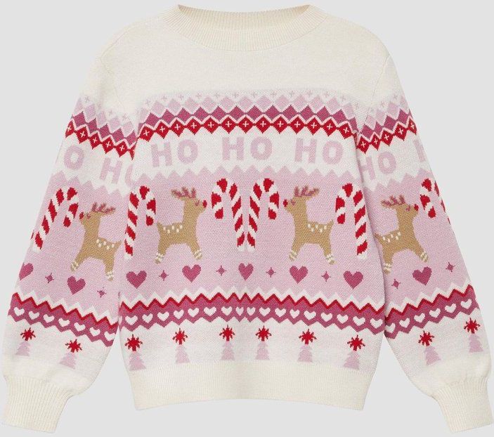 s.Oliver - Gebreide Trui - Feestelijk - Kerstintarsia-dessin