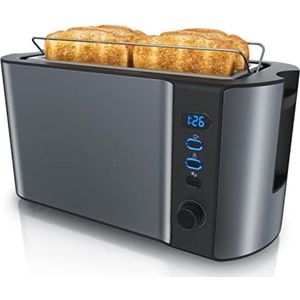 Gratyfied - Broodrooster Tosti - Broodrooster Met tostiijzer - Broodrooster Tostiapparaat - Tosti Toaster - Tosti Rooster