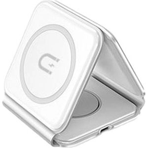 Dudao - A11N - Inductieve Oplader - Wit - 15W 3-in-1