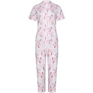 Pastunette Pyjama Coral Breeze - Katoen - Doorknoop - Wit - Maat 44
