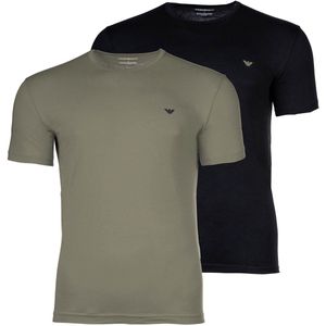 T-shirt - Effen - Jersey - 2 Pack - Normale Pasvorm