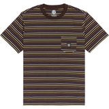 Element - Icon Label Pocket - T-shirt - Bruin - Korte Mouwen