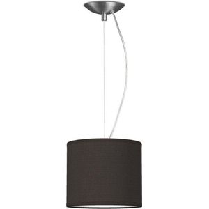 Home Sweet Home hanglamp Bling - verlichtingspendel Deluxe inclusief lampenkap - lampenkap 16/16/15cm - pendel lengte 100 cm - geschikt voor E27 LED lamp - zwart