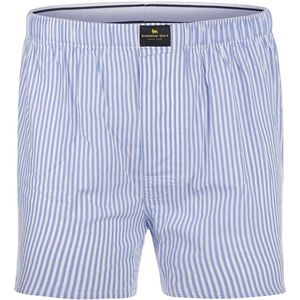 Steppin' Out Boxershort Poplin Streep Blauw - Maat S - Heren - Boxershorts