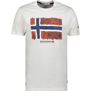 Geographical Norway Expedition T-shirt Ronde Hals Met Print - XL