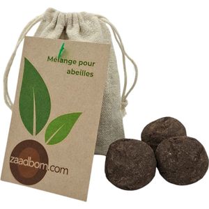 Bombes à graines (5) dans un sachet : Mélange pour abeilles – Bombes à graines – Bombes florales – Cadeau bombes à graines – Bombes fleuries – Bombes de semences – Seedbombs