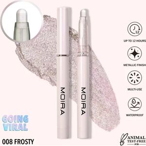 Moira - Stellar Glaze Stick - Oogschaduw - 008 Frosty - Waterproof