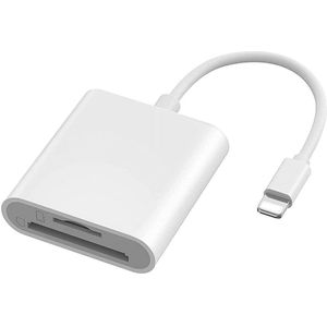 SD-kaartlezer voor iPhone, Lightning SD- en microSD-lezer