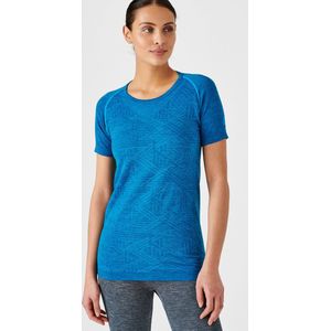 Damart - Dames-T-shirt Dynamic Climatyl - Dames - Blauw - XS/S