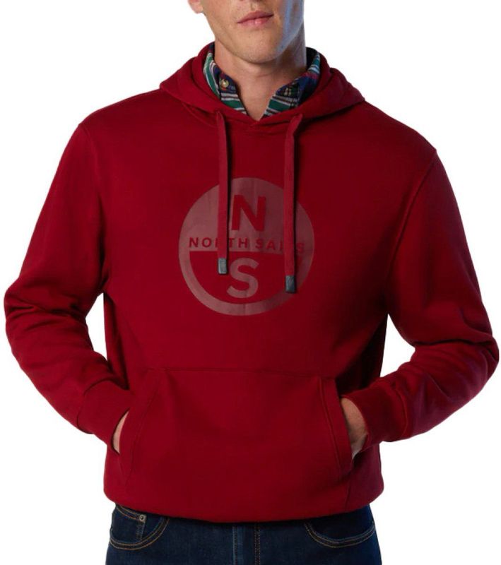North Sails - HOODED SWEATER - Rood - Casual