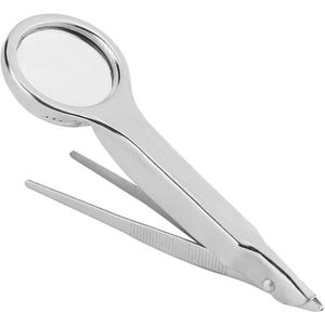 Vergrootglas Pincet met 10X Vergroting - Draagbare RVS Multifunctionele Pincet