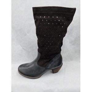 WOLKY 7980 / Sisa / laarzen / grijs-donkerbruin / maat 40