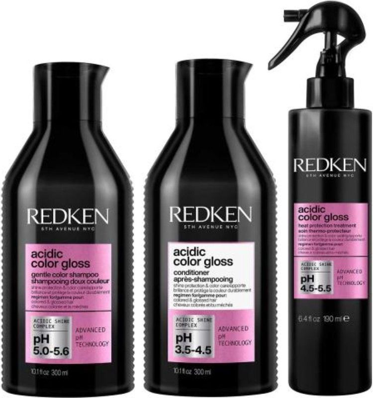 Redken - Acidic Color Gloss - Haarverzorging - Set - Beschermend - Hydraterend