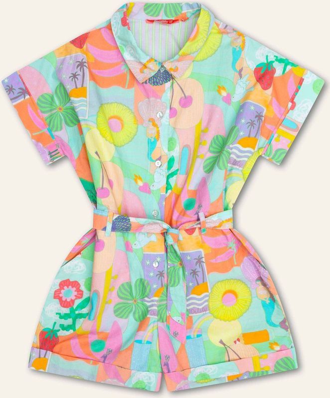 Oilily - Puxy onesie - Groen - 140/10yr