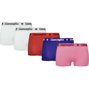 Dames Onderbroek Katoen - Boxershort 5-pack - Korte Pijp - Maat XL - Meerder Kleuren