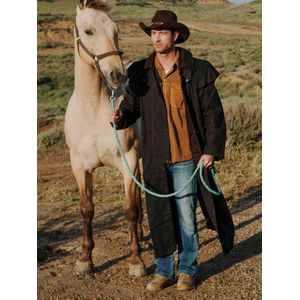 Scippis - Longrider Coat - Lange Waxjas - Oliskin - Waterdicht en Winddicht