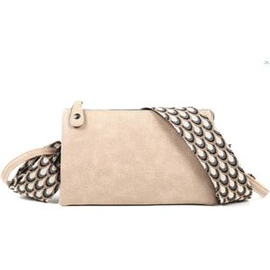 i'm dutch - new york - toronto - taupe - crossbody - damestas - schoudertas - 2 verstelbare en afneembare hengsels- ritssluiting - diverse opbergvakjes - handig model