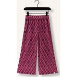 Your Wishes Carre Wide Leg Pants Broeken Meisjes - Paars - Maat 86