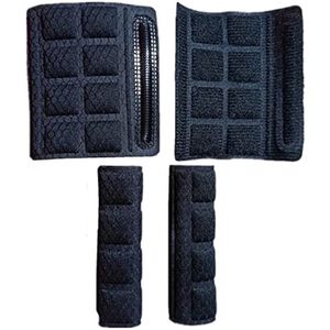 Universele Helm Kinpads en Vulling voor Fietsen en Motorfietsen – Comfortabele Schuim Sponsband en Koolstofvezel Voering