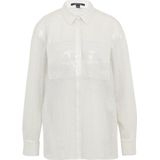 comma - Blouse - Oversized - Versierd met Pailletten