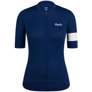Rapha - Core Lightweight Jersey - Damestrui - Blauw Wit - Korte Mouwen