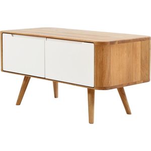 Gazzda Ena storage bench houten opbergbankje naturel - 90 x 42 cm