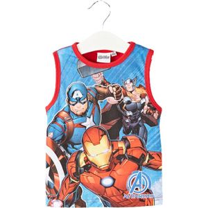 Avengers t-shirt zonder mouwen - top - mouwloos - rood - 98 cm - 3 jaar