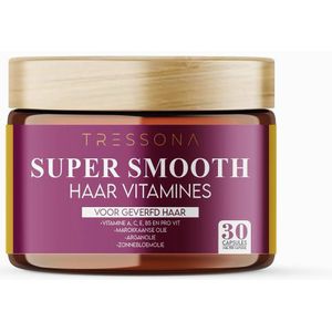 Tressona Super Smooth Geverfd Haar - Haarolie Vitamines - Marokkaanse Olie - Arganolie - Zonnebloemolie - Vitaminen