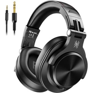 Goodivery ® - Koptelefoon - DJ-hoofdtelefoon met kabel - HiFi-hoofdtelefoon met gedeelde poort voor E-Drum - ‎0.02 x 0.02 x 0.01 cm - Zwart