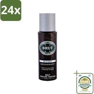 Brut - Deodorant - Spray - Musk - Klassieke mannengeur - 200ml - Voordeelverpakking - 24 stuks - Deodorant spray - Langdurige geur