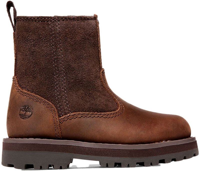 Timberland Kids Courma Mid Warm Lined Boot Dark Brown-Schoenmaat 21