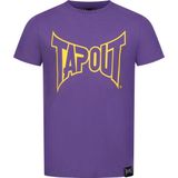 Tapout - Lifestyle Basic Tee - T-shirt - Lilac/Yellow - Normale Passform