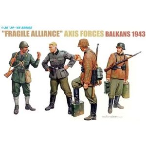 1:35 Dragon 6563 Fragile Alliance - Axis Forces - Balkans 1943 Plastic Modelbouwpakket
