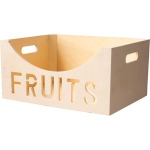 Houten fruitkist 40 x 30 cm - Stijlvolle opbergoplossing voor groente en fruit