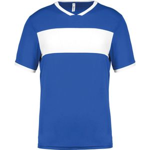 ProAct - Herensportshirt - Royal Blue/White - Korte Mouwen