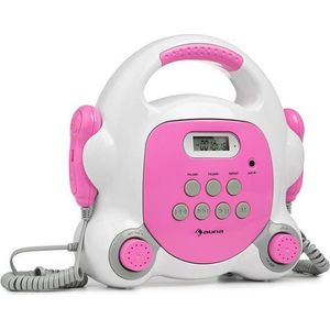 una Pocket Rocker BT karaoke speler BT USB-poort MP3 2xmicro roze