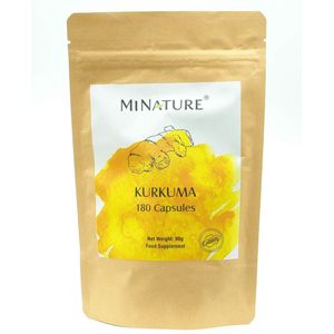 Kurkuma Capsules 180 stuks - 450mg Geelwortel, Turmeric per Vegan Capsule - Curcumine - 100% Plantaardig