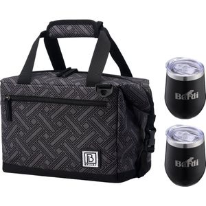 Brisby 12L Koeltas Avant + Brisby Thermosbeker Set Zwart – Voor wie voorbereid op pad gaat