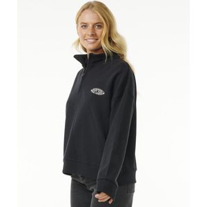 Soleil 1/4 Zip Pull Over - Black
