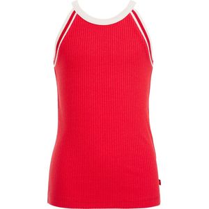 WE Fashion Meisjes singlet met ribstructuur