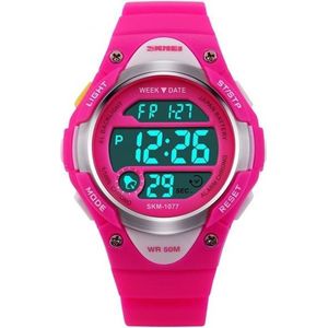 Kinderhorloge Chrono - Alarm – Digitaal Horloge – Roze - Ø37mm - Giftbox