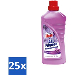 At Home - Clean - Allesreiniger - Floral - Verfrissened - 1 L - Bulkverpakking - 25 stuks
