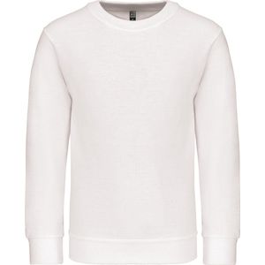 Kariban Kindersweater ronde hals K475 - White - 4/6 Y (4/6 ans)