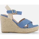 Cellini Espadrilles Denim Textiel - Maat 36