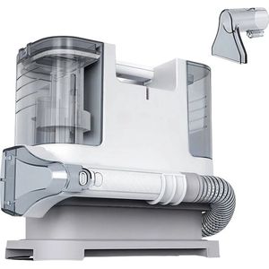 RM Store® - Tapijtreiniger - Reinigingsmachine - Hardnekkige Vlekverwijderaar - Spot Cleaner - Tapijt - Banken - Matrassen - Compact - Draagbaar - 9 KPA - 400 W - 1 L - Wit