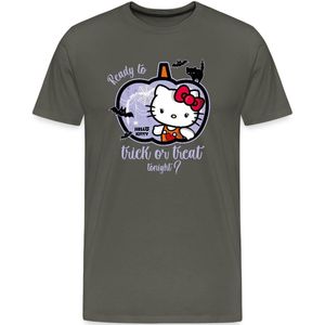Hello Kitty Halloween Trick Of Treat Premium T Shirt Heren