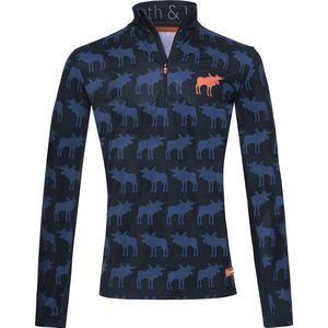 Gareth & Lucas Skipully The Eighty - Heren M - 100% Gerecycled Polyester - Midlayer Sportshirt - Wintersport