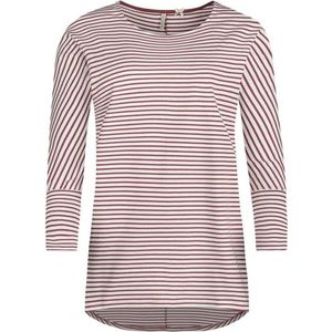 Short Stories Stripes Pyjama Shirt 621199 Aubergine - maat M
