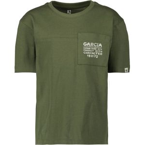 GARCIA Jongens T-shirt Groen - Maat 104/110